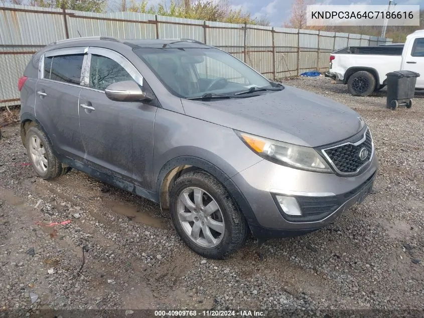 2012 Kia Sportage Sx VIN: KNDPC3A64C7186616 Lot: 40909768