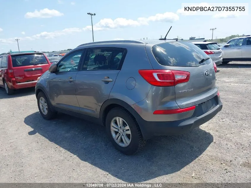 KNDPBCA27D7355755 2013 Kia Sportage