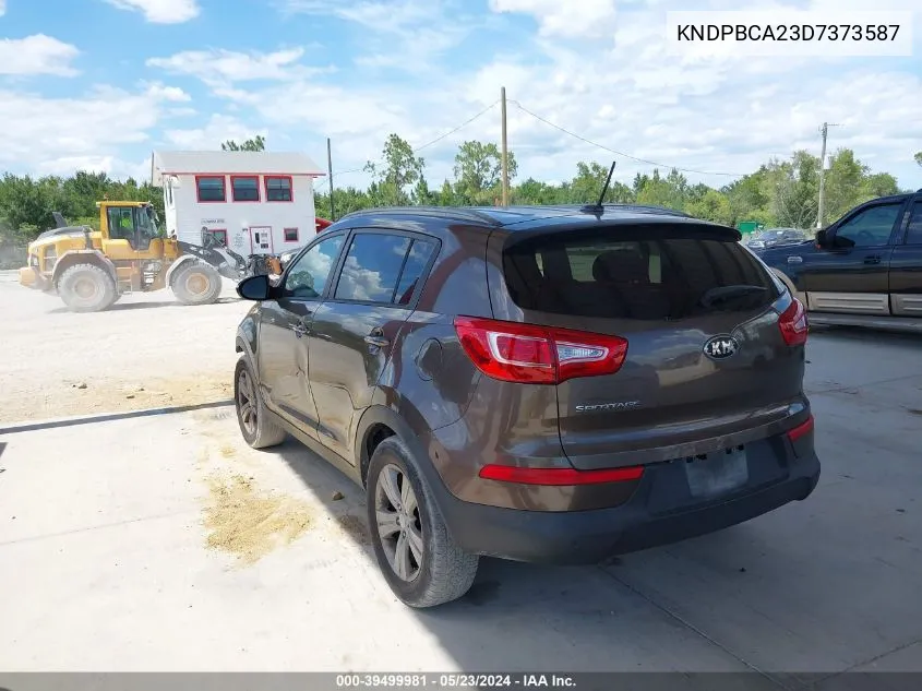 KNDPBCA23D7373587 2013 Kia Sportage Lx