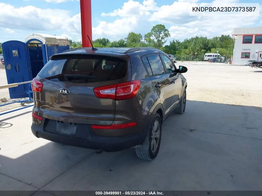 2013 Kia Sportage Lx VIN: KNDPBCA23D7373587 Lot: 39499981