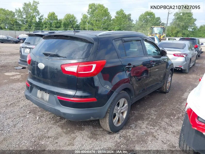 KNDPBCA21D7427095 2013 Kia Sportage Lx