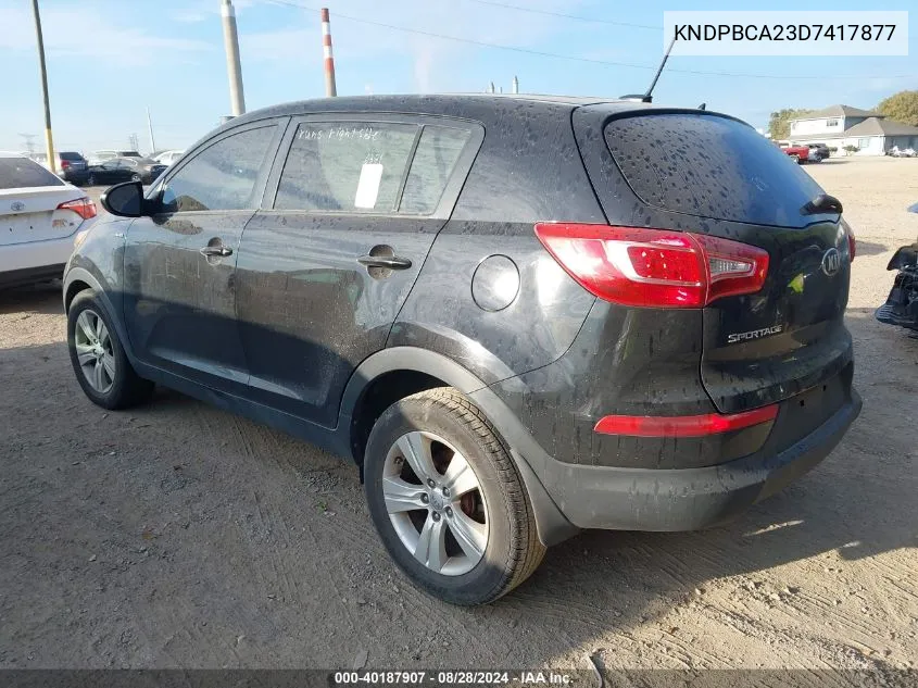 KNDPBCA23D7417877 2013 Kia Sportage Lx