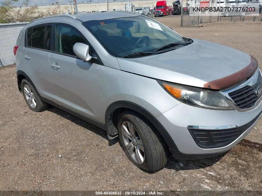 2013 Kia Sportage Lx VIN: KNDPB3A27D7376203 Lot: 40308632