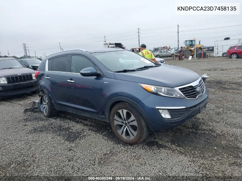 KNDPCCA23D7458135 2013 Kia Sportage Ex