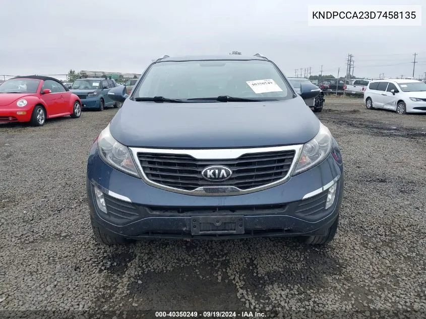 KNDPCCA23D7458135 2013 Kia Sportage Ex