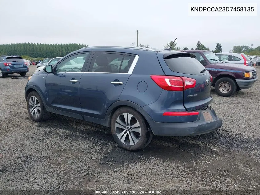 KNDPCCA23D7458135 2013 Kia Sportage Ex