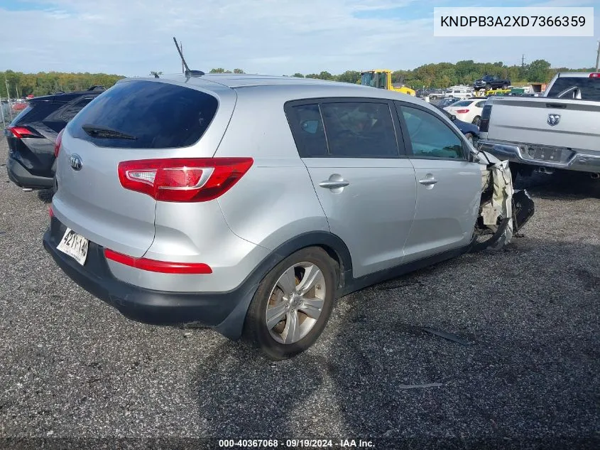 KNDPB3A2XD7366359 2013 Kia Sportage Lx