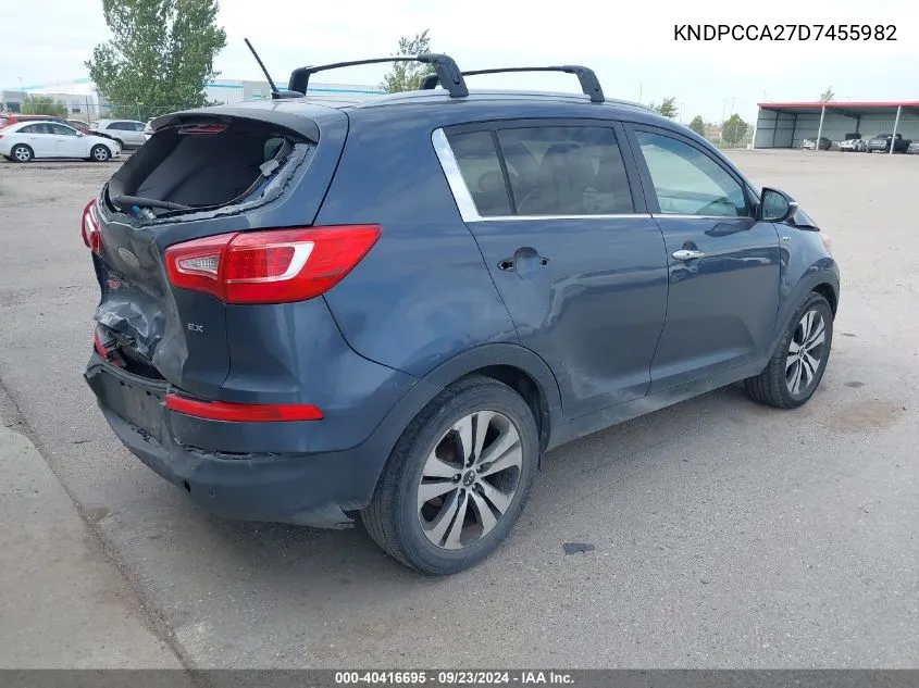 KNDPCCA27D7455982 2013 Kia Sportage Ex