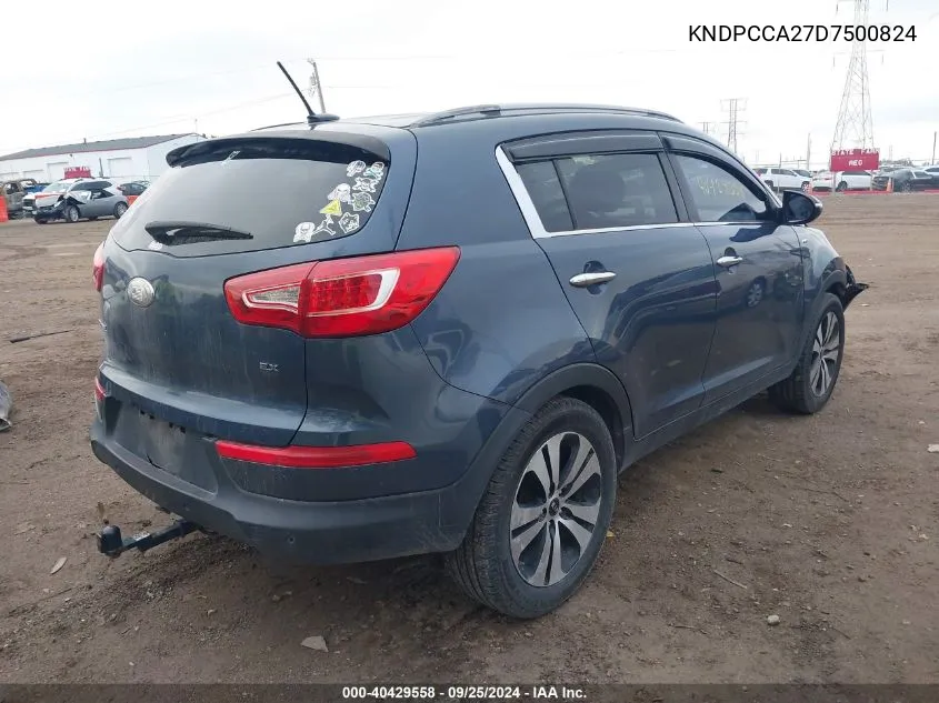 KNDPCCA27D7500824 2013 Kia Sportage Ex