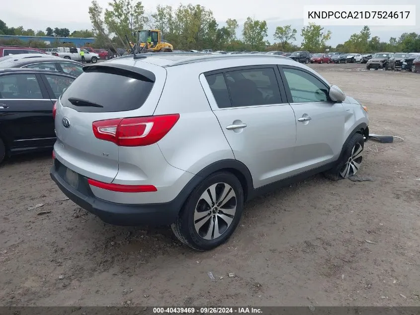 KNDPCCA21D7524617 2013 Kia Sportage Ex