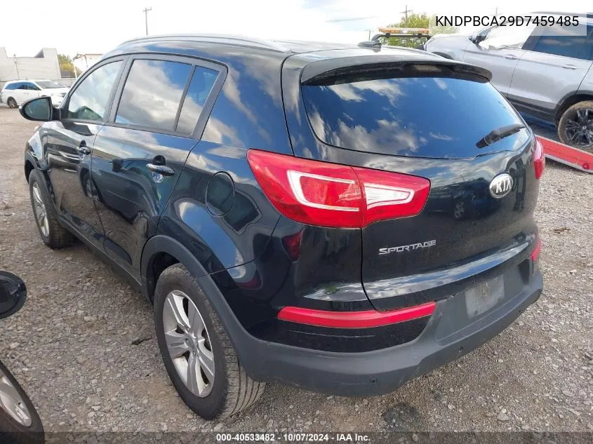 2013 Kia Sportage Lx VIN: KNDPBCA29D7459485 Lot: 40533482