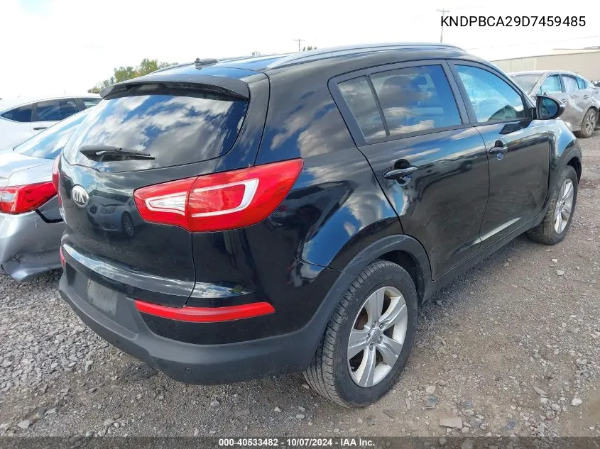 2013 Kia Sportage Lx VIN: KNDPBCA29D7459485 Lot: 40533482