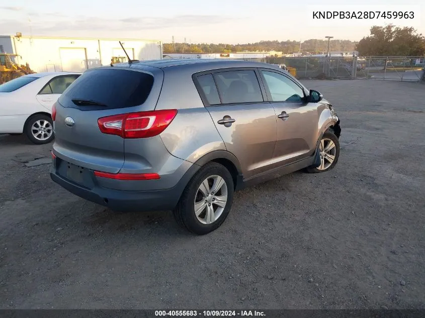 KNDPB3A28D7459963 2013 Kia Sportage Lx