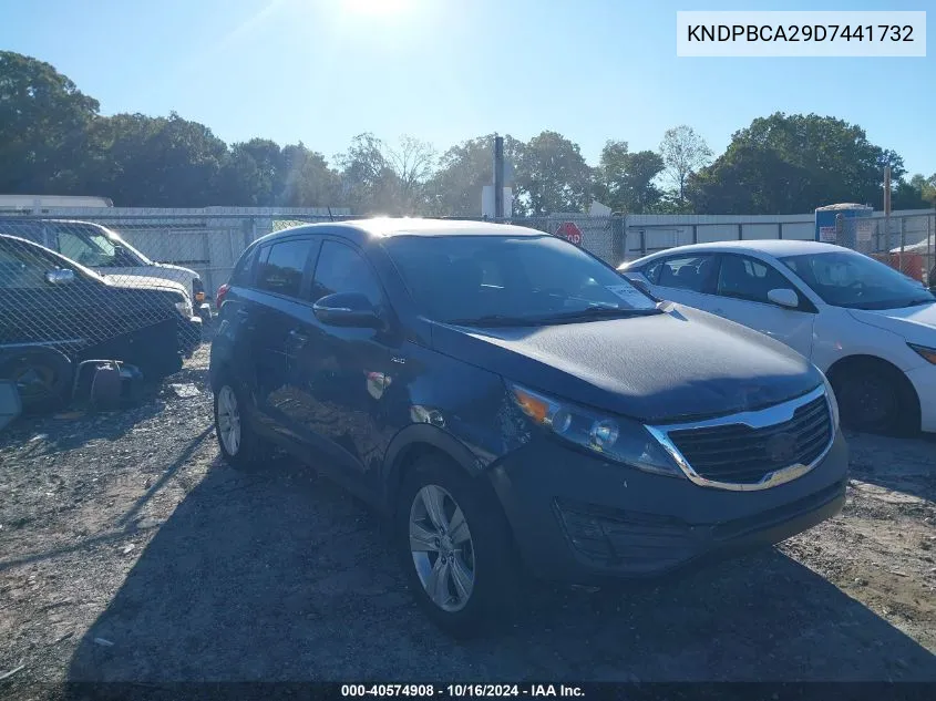 2013 Kia Sportage Lx VIN: KNDPBCA29D7441732 Lot: 40574908