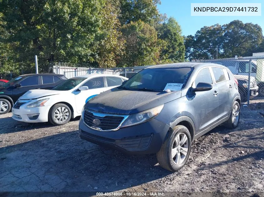 2013 Kia Sportage Lx VIN: KNDPBCA29D7441732 Lot: 40574908