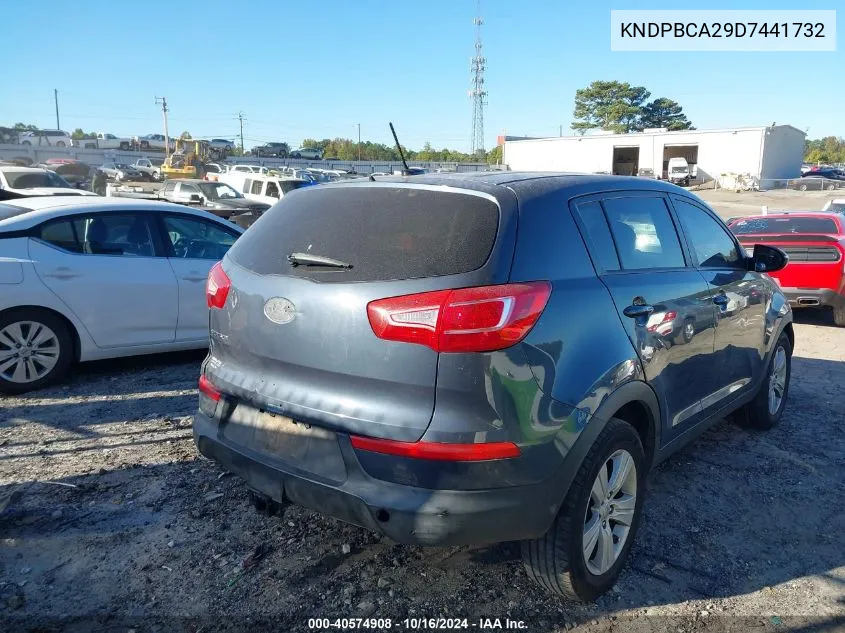 2013 Kia Sportage Lx VIN: KNDPBCA29D7441732 Lot: 40574908