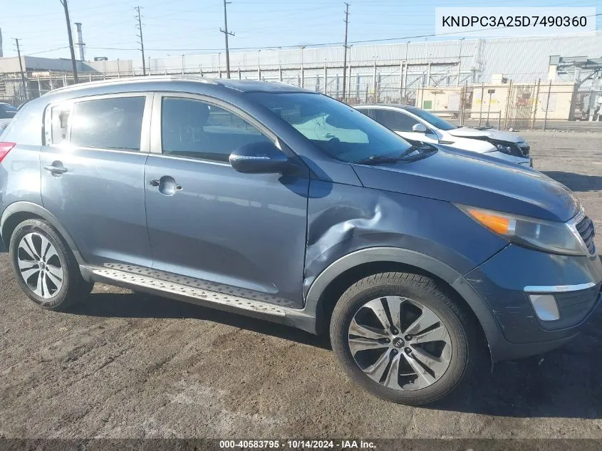 2013 Kia Sportage Ex VIN: KNDPC3A25D7490360 Lot: 40583795