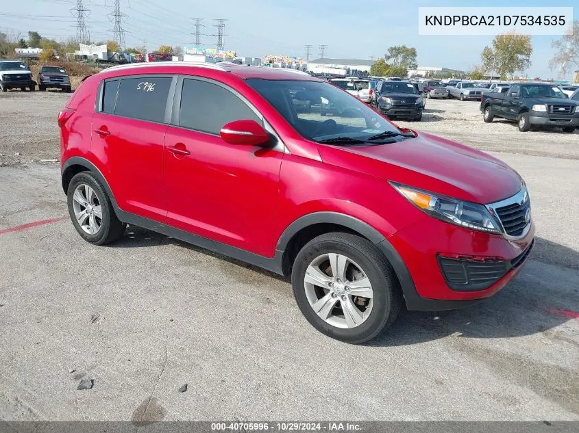 2013 Kia Sportage Lx VIN: KNDPBCA21D7534535 Lot: 40705996