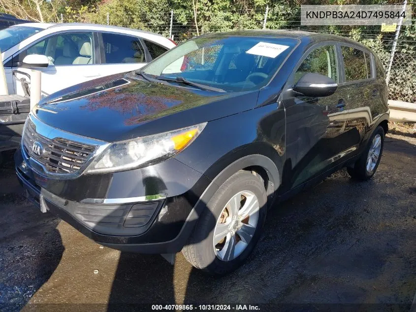 2013 Kia Sportage Lx VIN: KNDPB3A24D7495844 Lot: 40709865