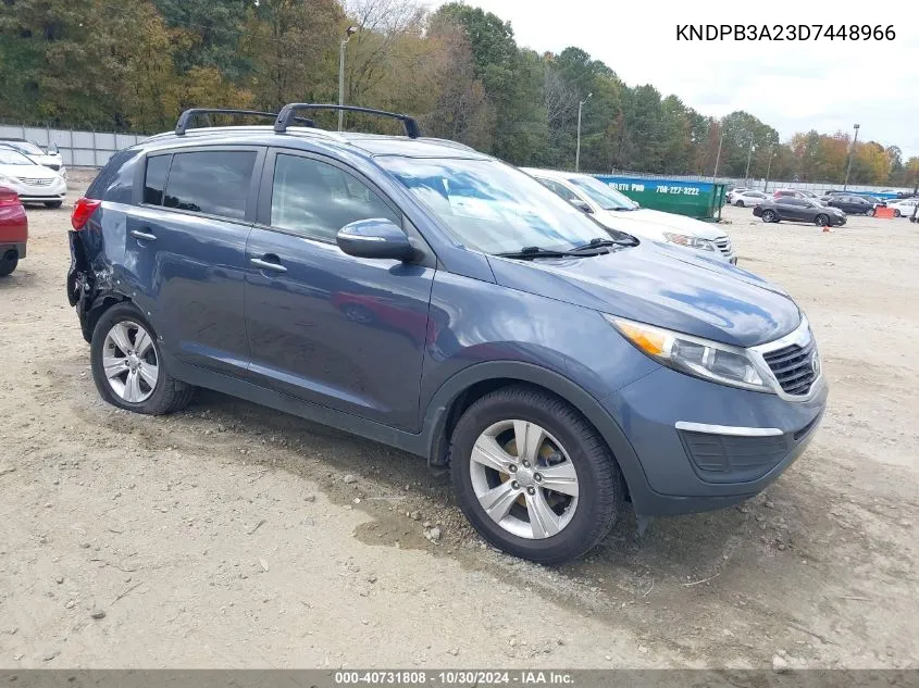 KNDPB3A23D7448966 2013 Kia Sportage Lx