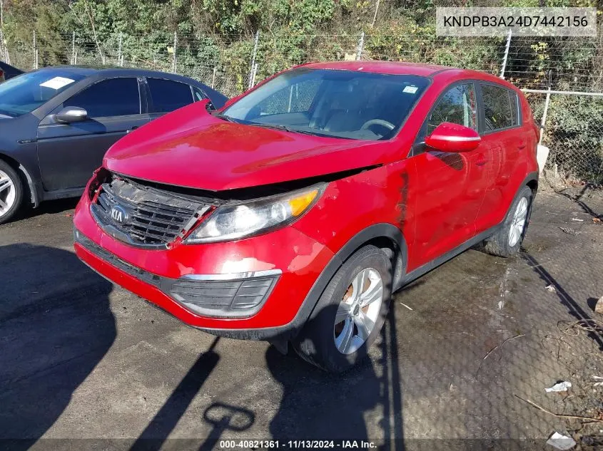 KNDPB3A24D7442156 2013 Kia Sportage Lx