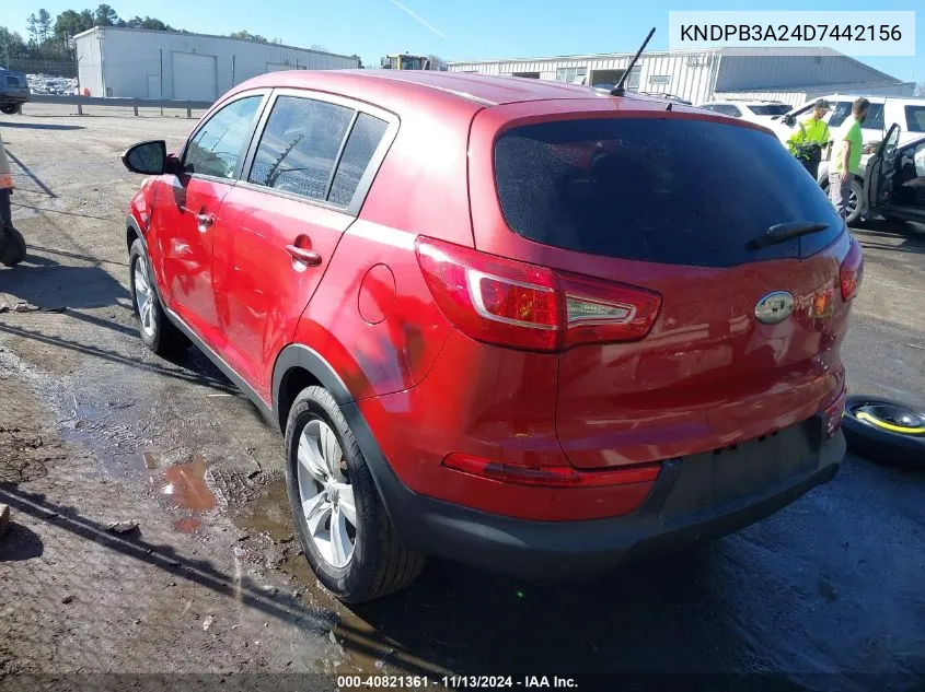 KNDPB3A24D7442156 2013 Kia Sportage Lx