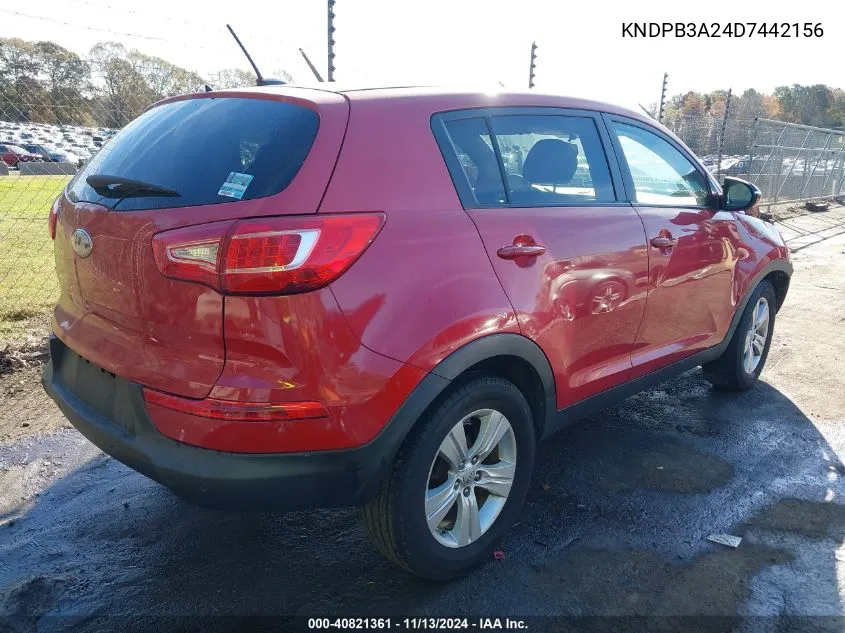 KNDPB3A24D7442156 2013 Kia Sportage Lx