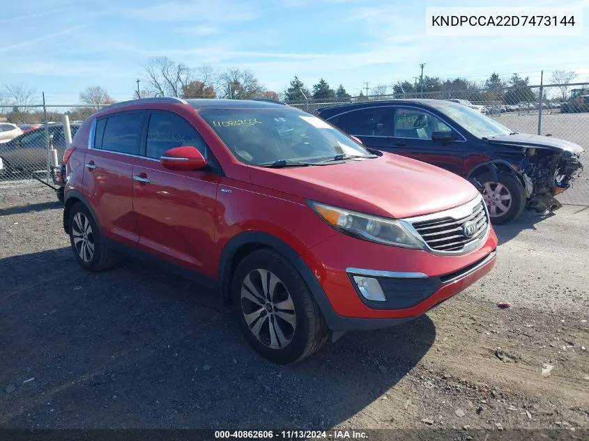 KNDPCCA22D7473144 2013 Kia Sportage Ex