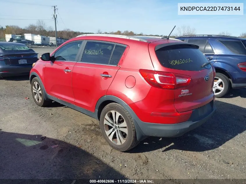 KNDPCCA22D7473144 2013 Kia Sportage Ex