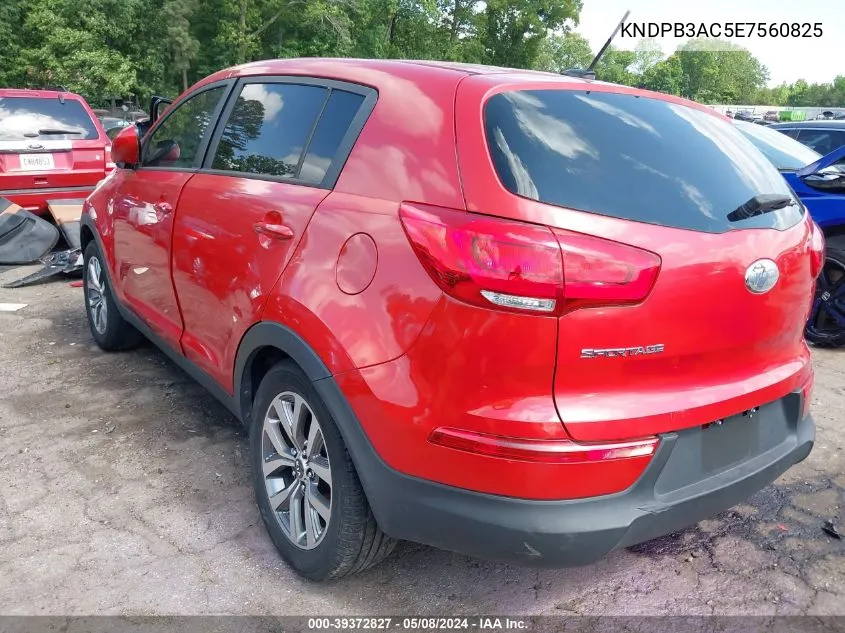 KNDPB3AC5E7560825 2014 Kia Sportage Lx