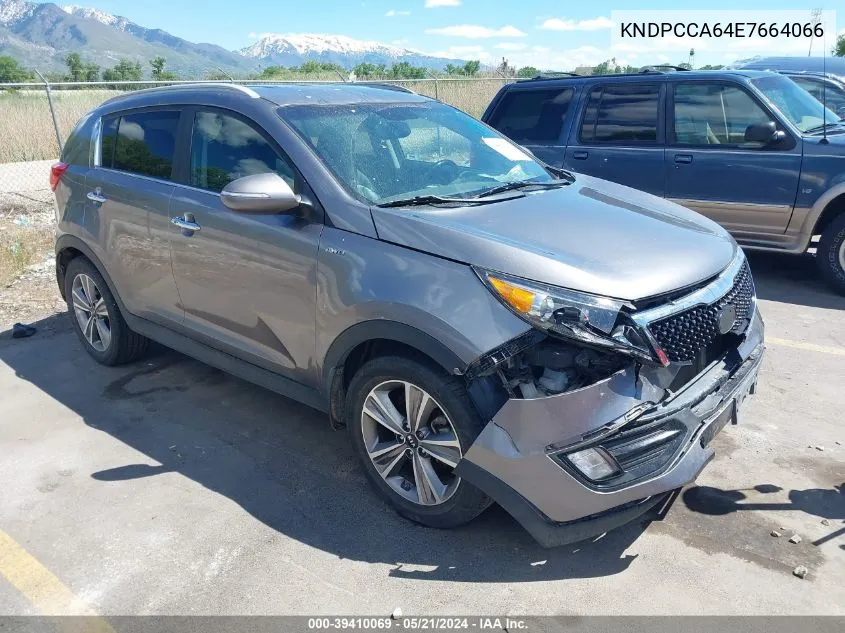 KNDPCCA64E7664066 2014 Kia Sportage Sx