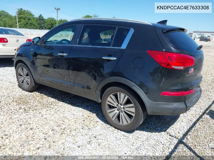 2014 Kia Sportage Ex VIN: KNDPCCAC4E7633308 Lot: 39503607