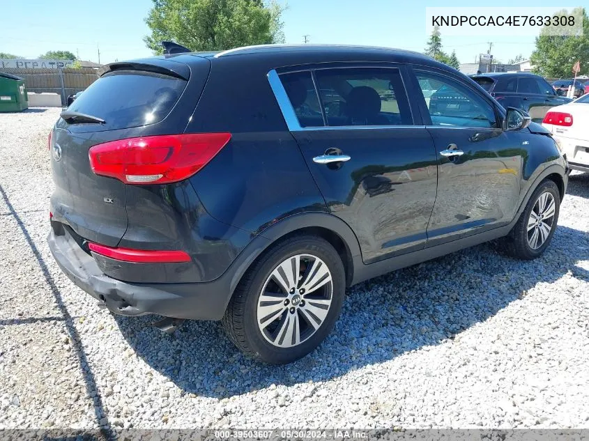 2014 Kia Sportage Ex VIN: KNDPCCAC4E7633308 Lot: 39503607