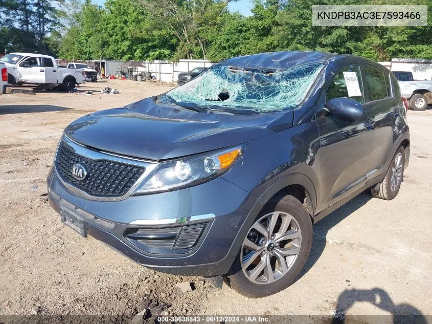 2014 Kia Sportage Lx VIN: KNDPB3AC3E7593466 Lot: 39638843