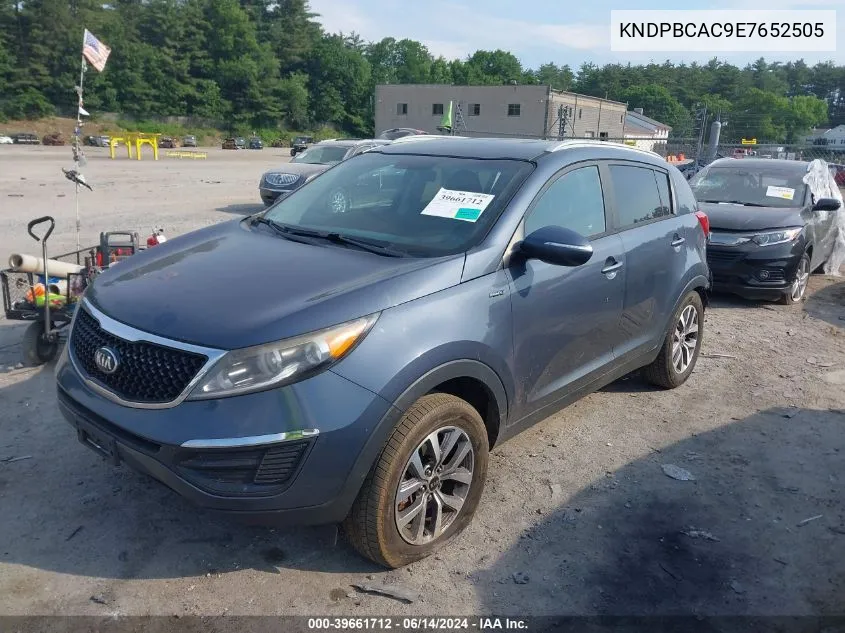 KNDPBCAC9E7652505 2014 Kia Sportage Lx