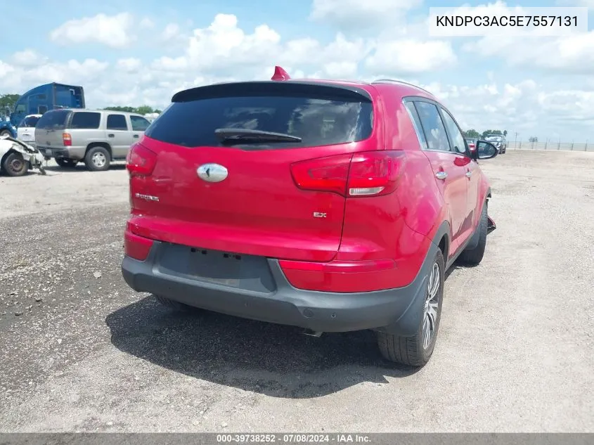 KNDPC3AC5E7557131 2014 Kia Sportage Ex