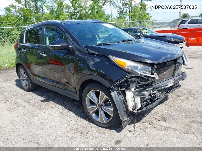 2014 Kia Sportage Sx VIN: KNDPC3A66E7587605 Lot: 39799969