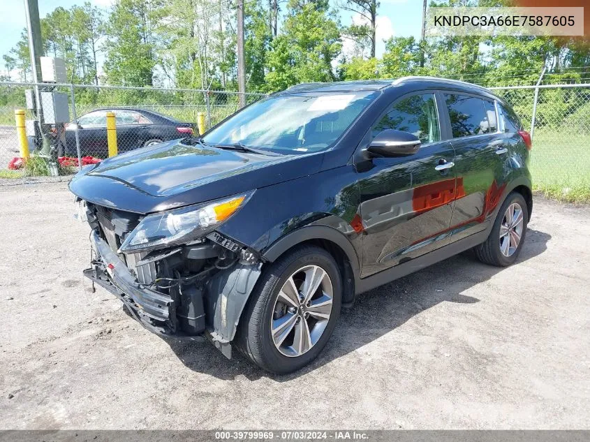 2014 Kia Sportage Sx VIN: KNDPC3A66E7587605 Lot: 39799969