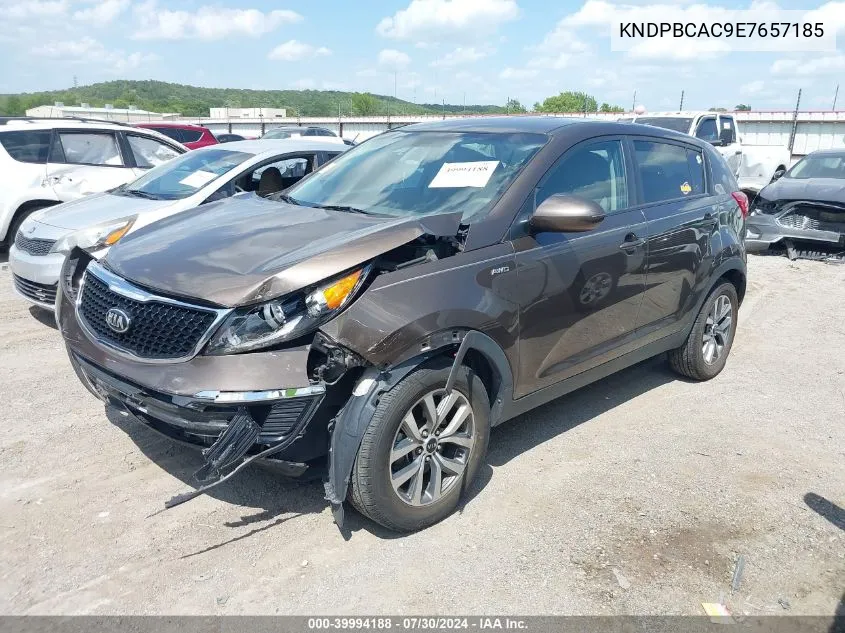 KNDPBCAC9E7657185 2014 Kia Sportage Lx