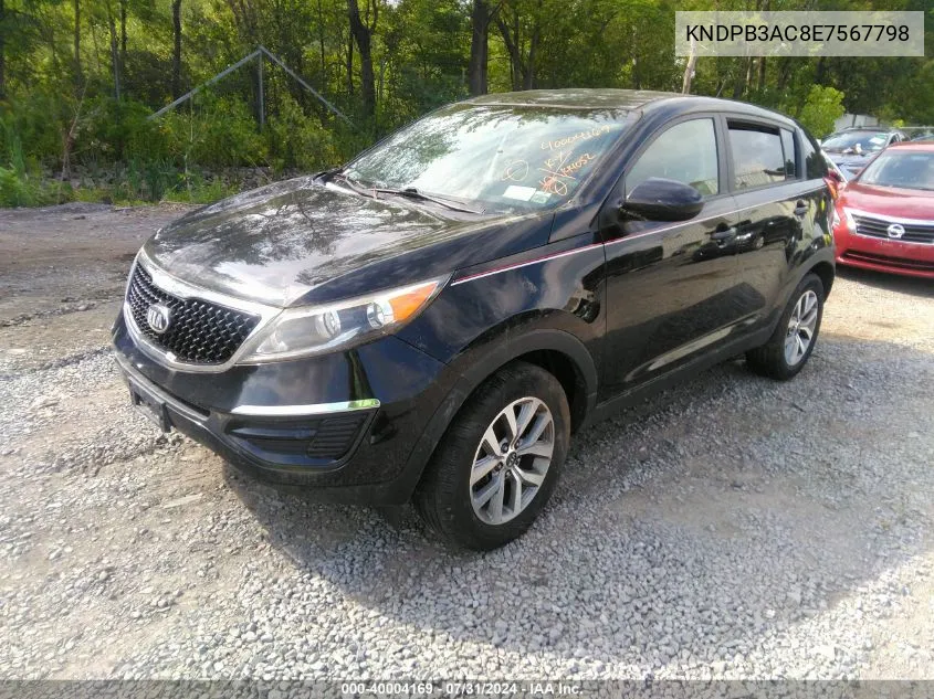 KNDPB3AC8E7567798 2014 Kia Sportage Lx