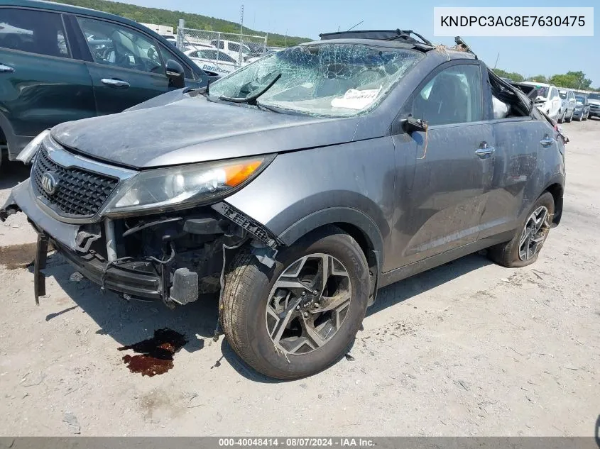 KNDPC3AC8E7630475 2014 Kia Sportage Ex