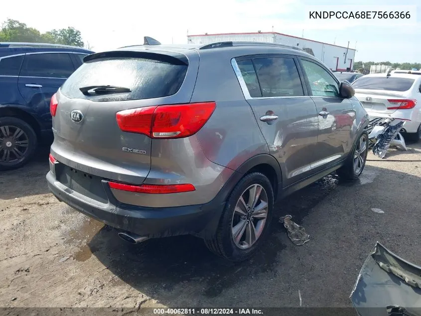 2014 Kia Sportage Sx VIN: KNDPCCA68E7566366 Lot: 40062811