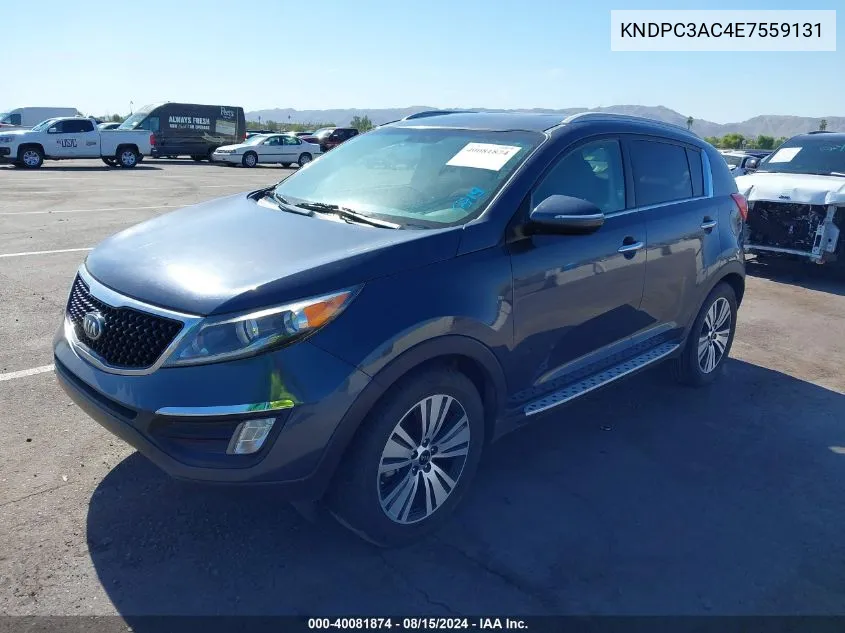 KNDPC3AC4E7559131 2014 Kia Sportage Ex