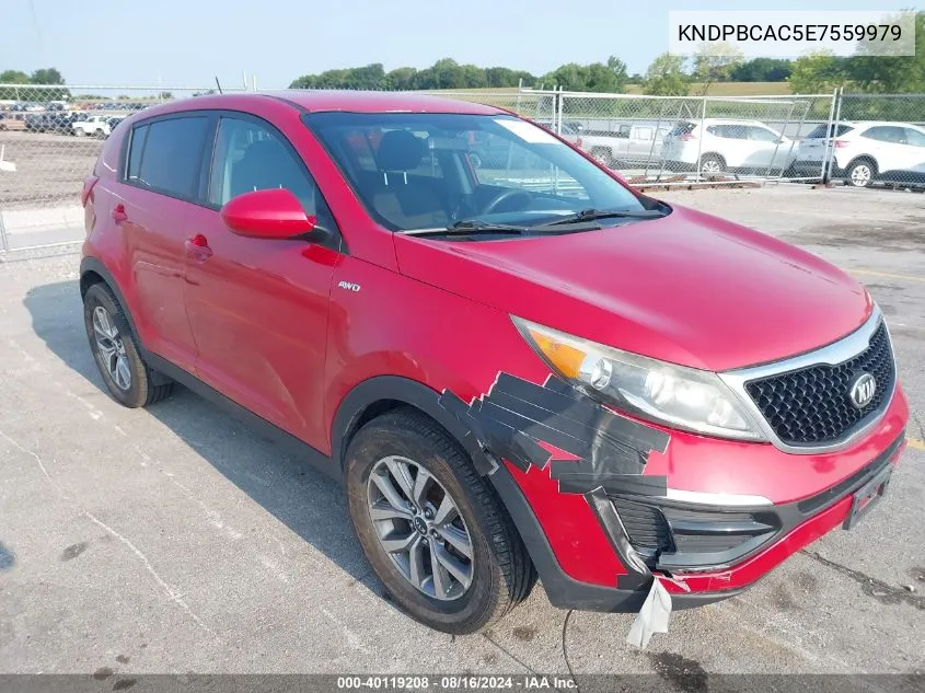 KNDPBCAC5E7559979 2014 Kia Sportage Lx