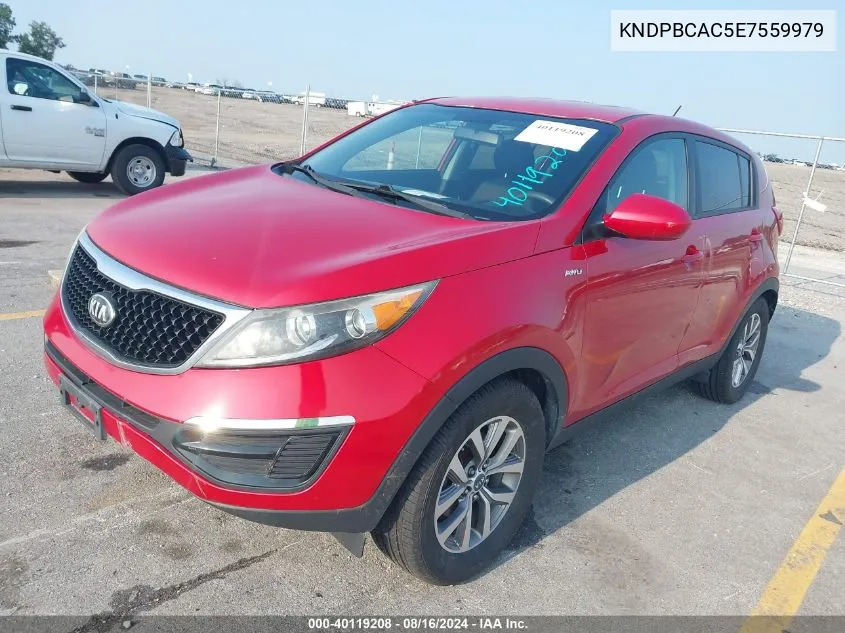 KNDPBCAC5E7559979 2014 Kia Sportage Lx