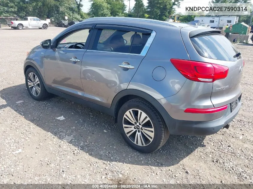 KNDPCCAC2E7590314 2014 Kia Sportage Ex