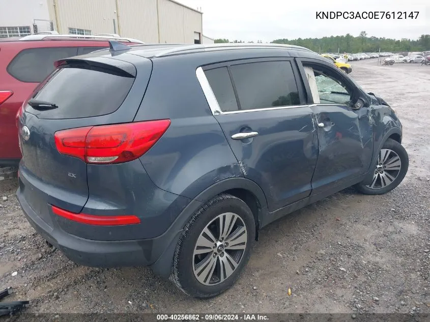 KNDPC3AC0E7612147 2014 Kia Sportage Ex