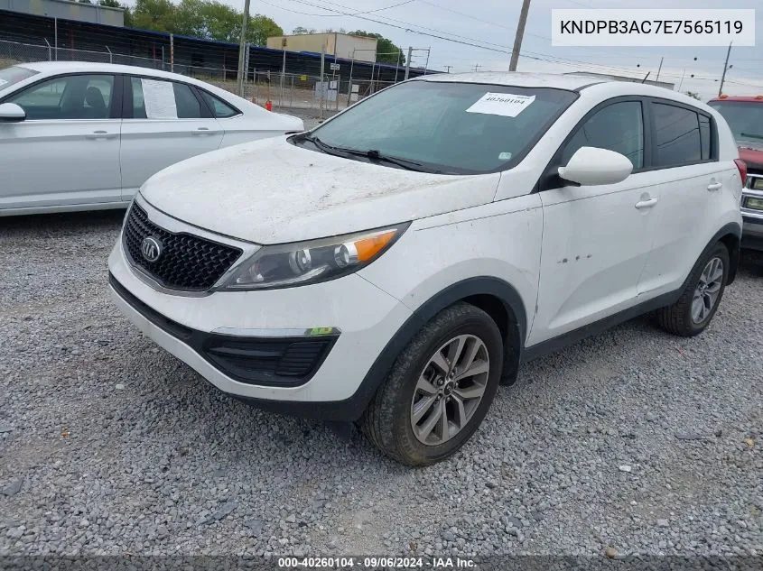 KNDPB3AC7E7565119 2014 Kia Sportage Lx