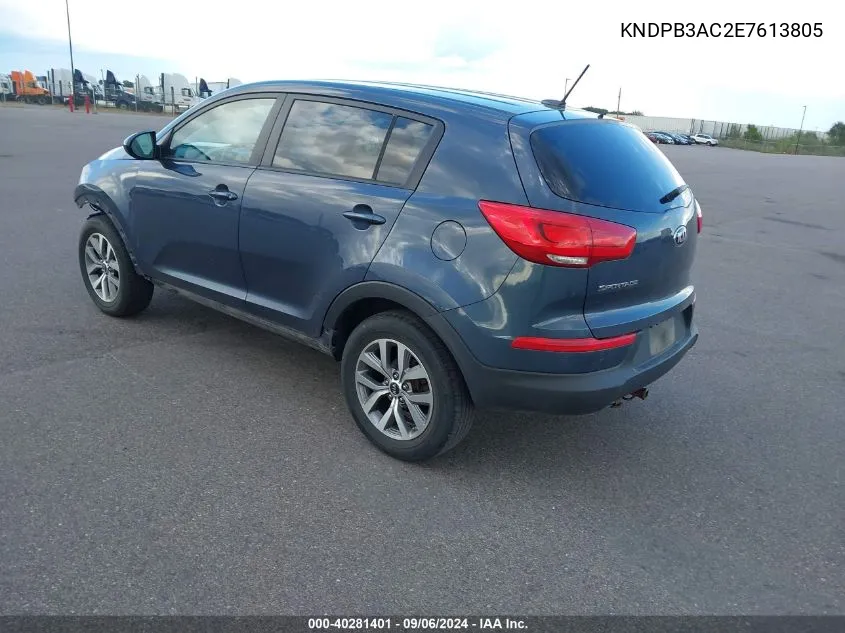 KNDPB3AC2E7613805 2014 Kia Sportage Lx