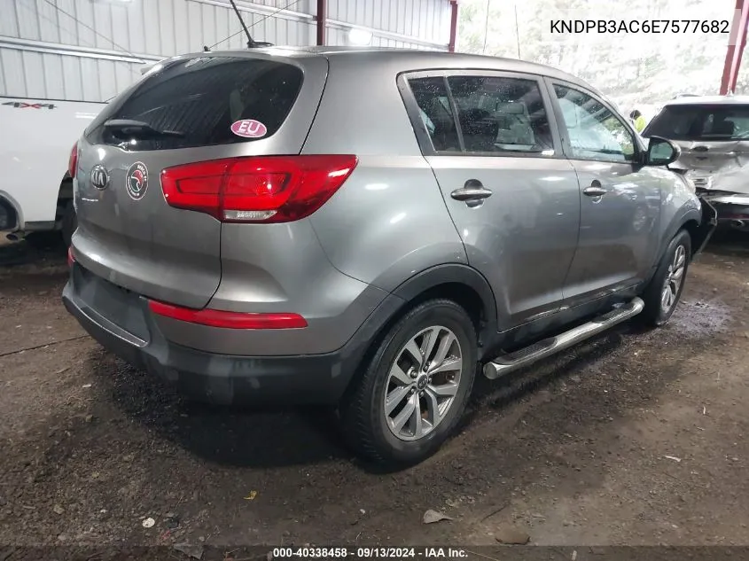 2014 Kia Sportage Lx VIN: KNDPB3AC6E7577682 Lot: 40338458